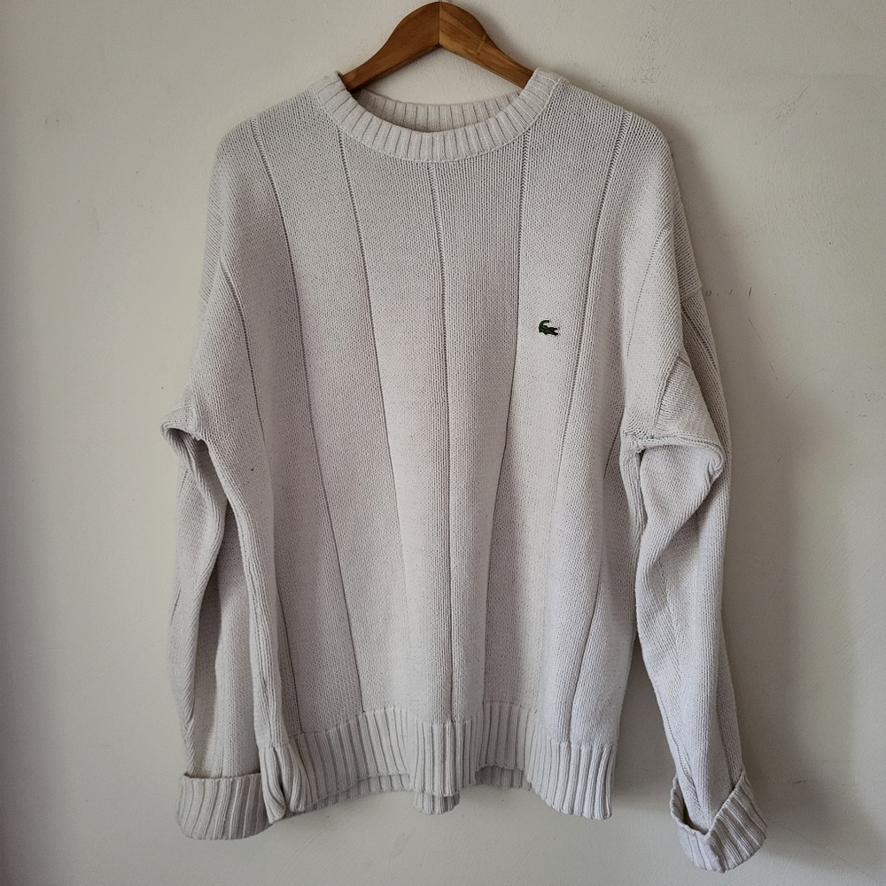 Vintage Izod Lacoste 80s Cotton Knit Sweater